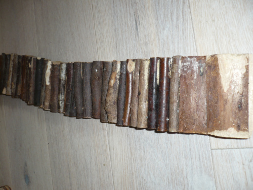 Drewniany mostek dla małych gryzoni - używany, po dezynfekcji, której ślady pozostały - 5 zł