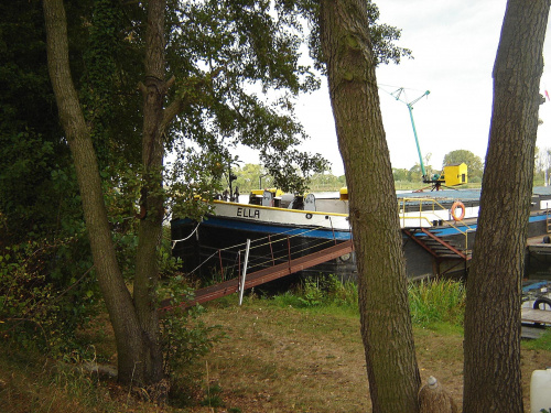 Barka ELLA,Bydgoszcz,cumuje w Brdyujściu