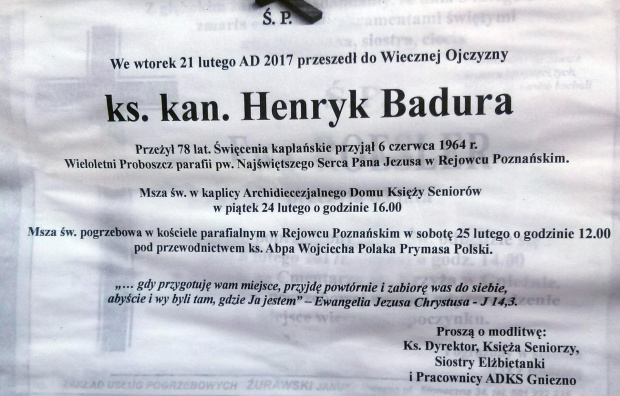 Klepsydry Gniezno
ks. Henryk Badura
ks. Czesław pietrzak #księża #gNIEZNO