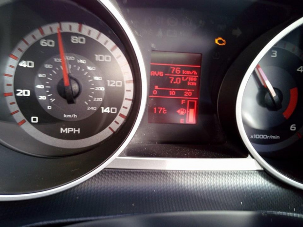 120 7 l spalanie outlander